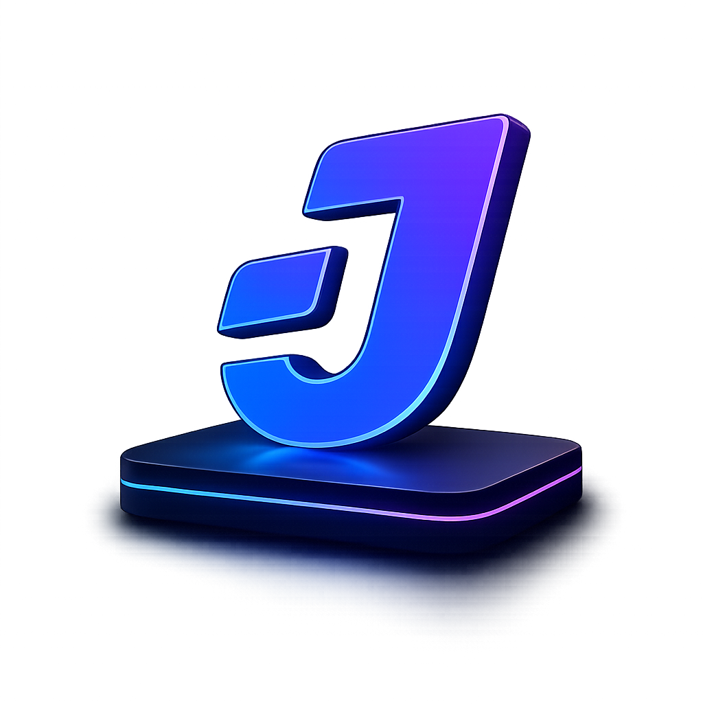 Logotipo 3D da Jettis Pay